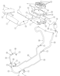 Part Location Diagram of 959-04131 Cub Cadet TEMPERATURE RADIATOR SENSOR